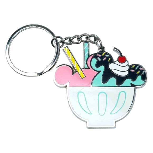 3 Disney Limited Release Keychains Mickey Mouse Minnie Mouse Mystery Cupcakes - Picture 5 of 10